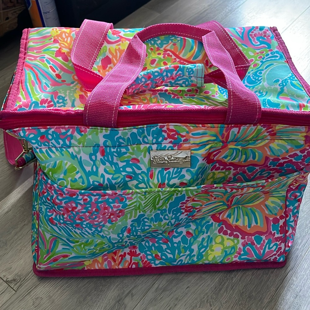 Lilly Pulitzer large  collapsable cooler bag new